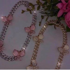 Women’s Butterfly Cuban Link Chain
